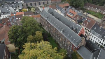 De site vanuit de lucht