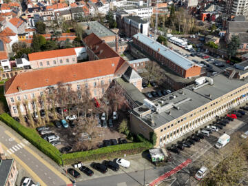 Zicht vanaf kruispunt west